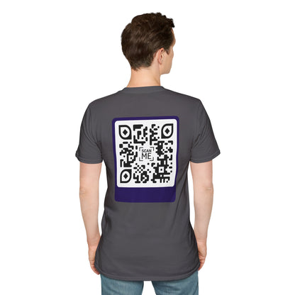 QR Tee shirt - Scannable 'Awesome' Design