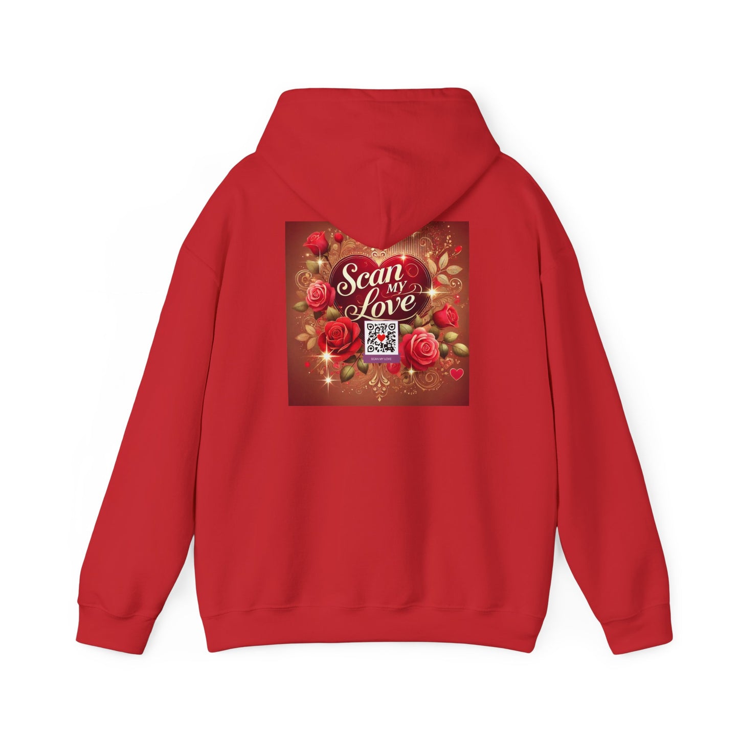 Scan My Love - Unisex Heavy Blend™ Hooded Sweatshirt