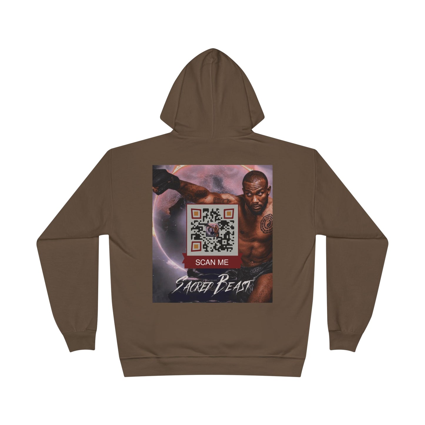 QR Custom "Sacred Beast" Unisex EcoSmart® Pullover Hoodie Sweatshirt