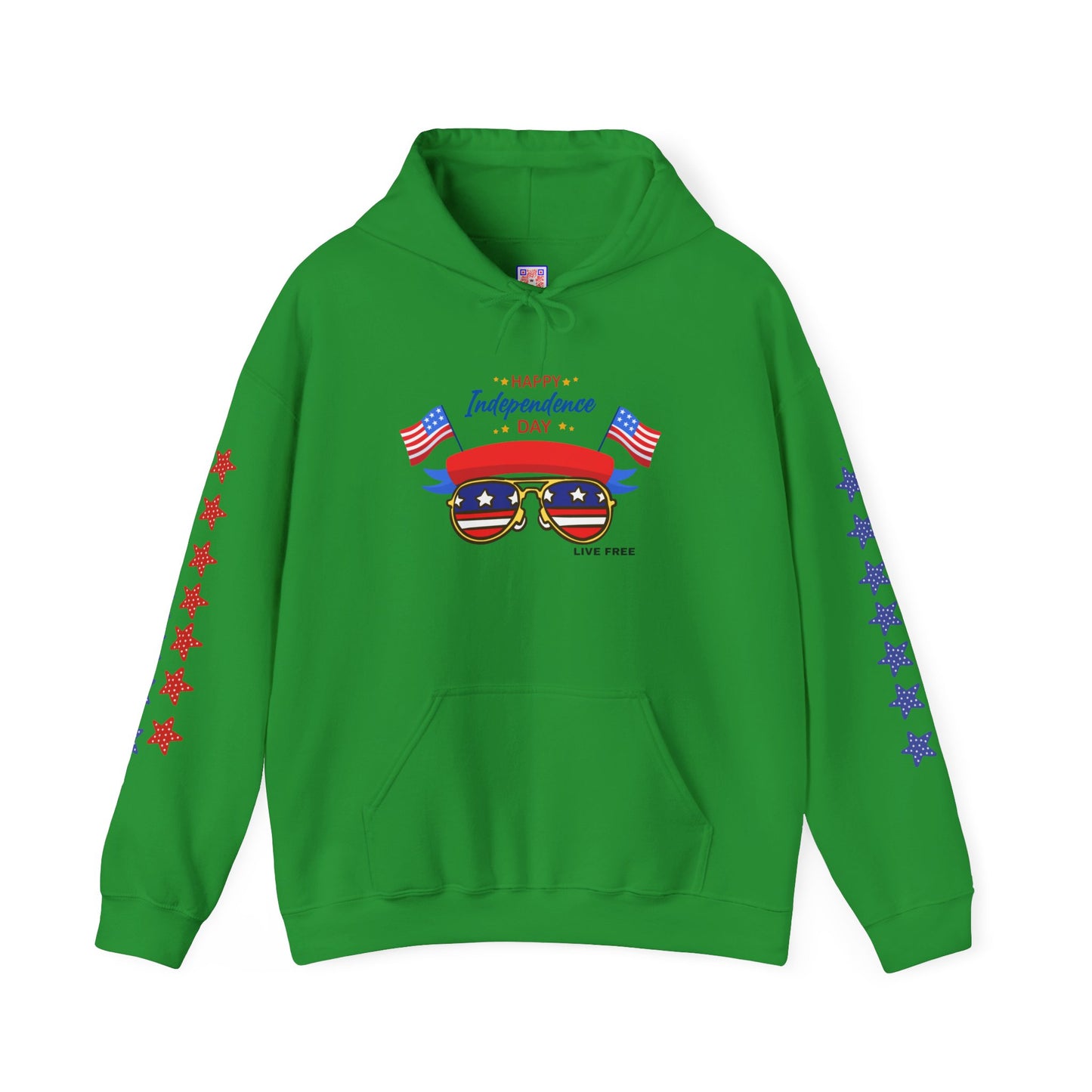 United & Unstoppable – 4th of July QR Hoodie