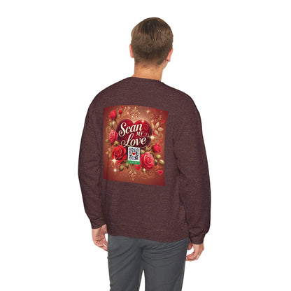 Scan My Love - Unisex Heavy Blend™ Crewneck Sweatshirt