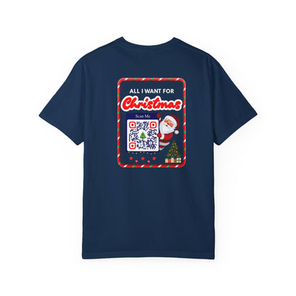 Unisex Christmas Spirit Garment-Dyed Shirt