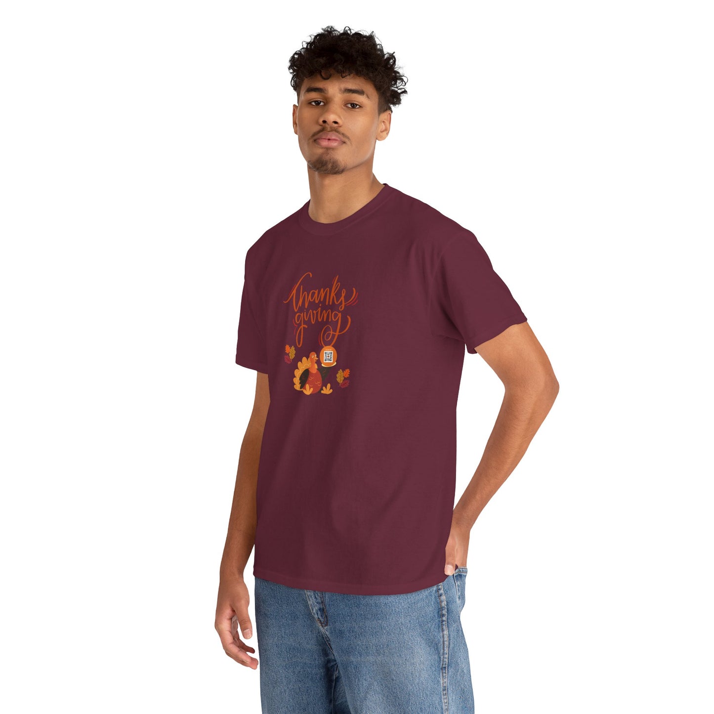 Autumn Gratitude QR Tee