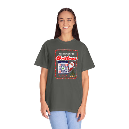 Unisex Christmas Spirit Garment-Dyed Shirt