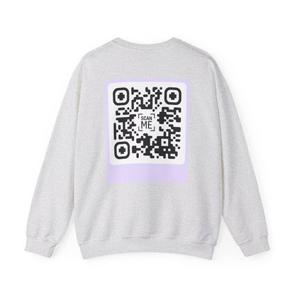 Scannable 'Someone Loves You' QR Crewneck Sweatshirt