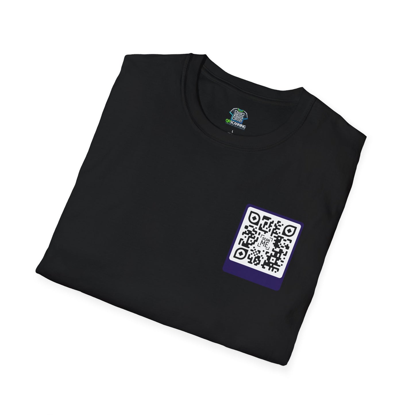 QR Tee shirt - Scannable 'Awesome' Design