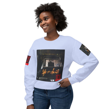 AJ custom BIG Unisex Lightweight Crewneck Sweatshirt
