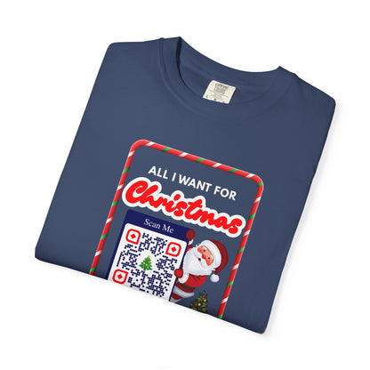 Unisex Christmas Spirit Garment-Dyed Shirt