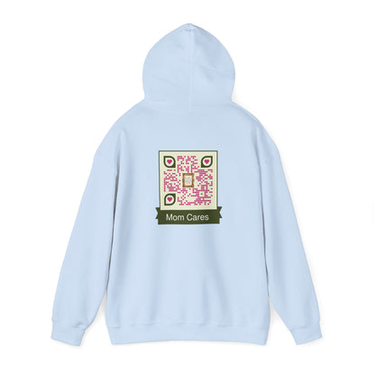Unisex QR Code Hoodie – Wear Your Love for Mom
