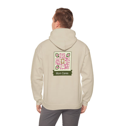Unisex QR Code Hoodie – Wear Your Love for Mom