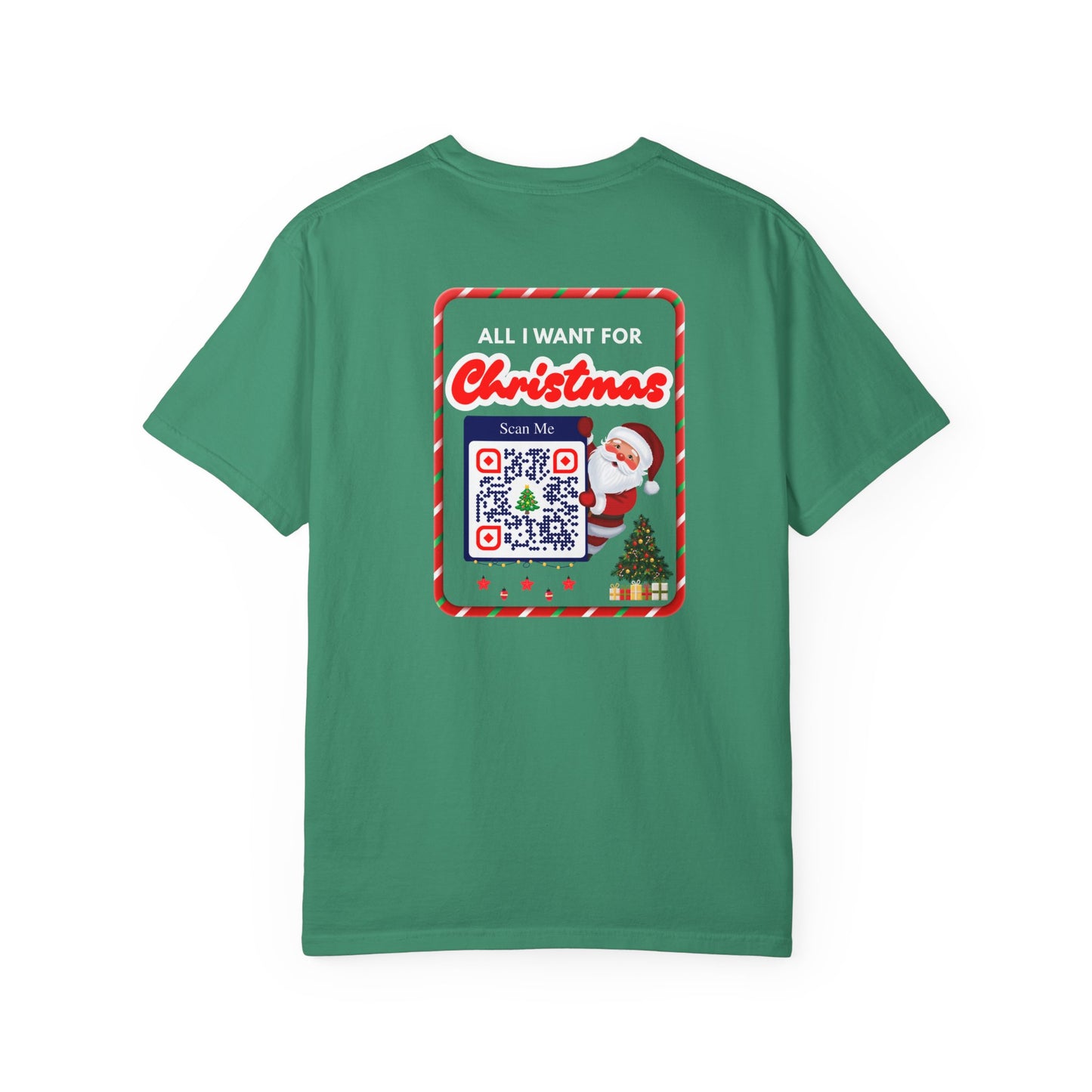 Unisex Christmas Spirit Garment-Dyed Shirt