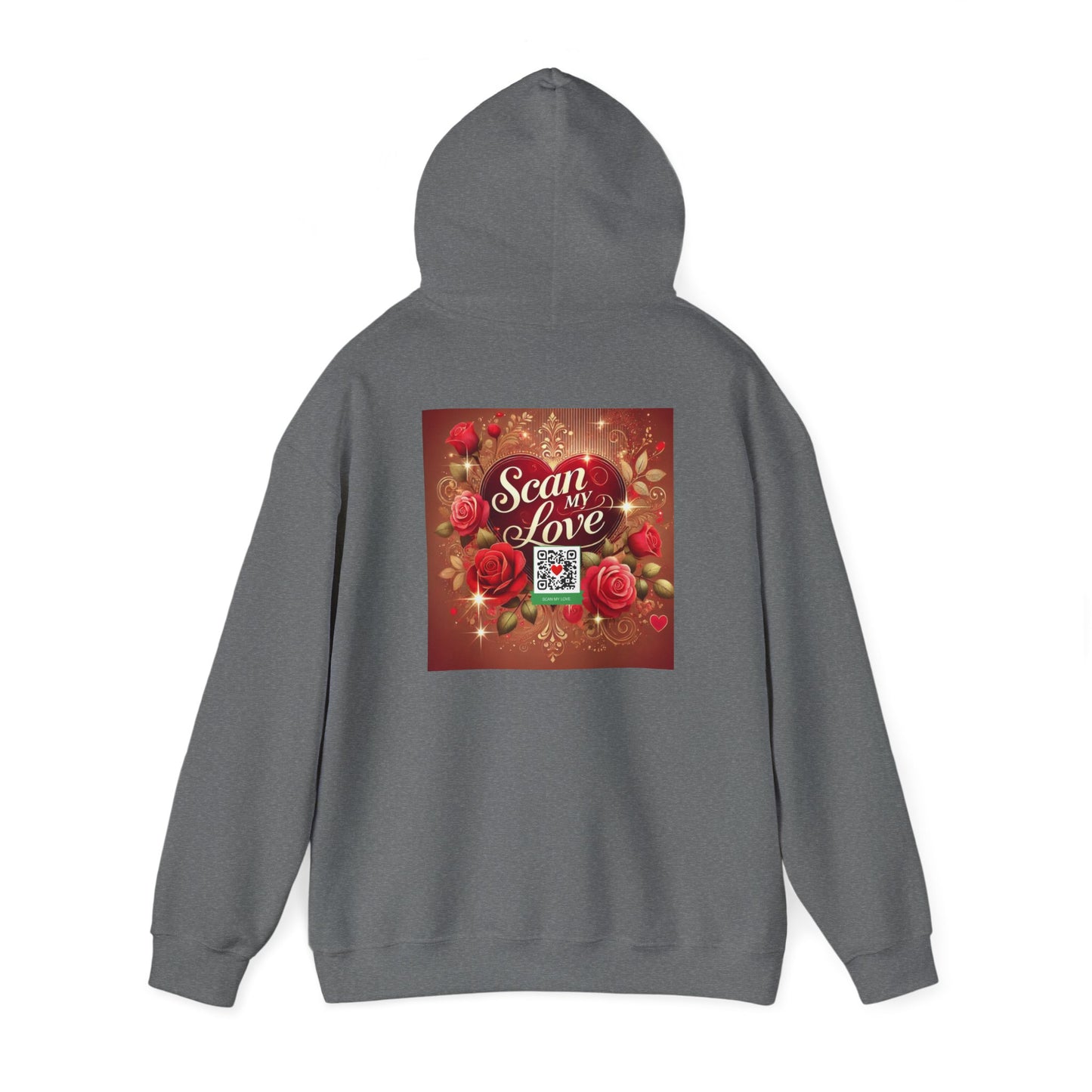 Scan My Love - Unisex Heavy Blend™ Hooded Sweatshirt