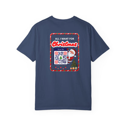 Unisex Christmas Spirit Garment-Dyed Shirt