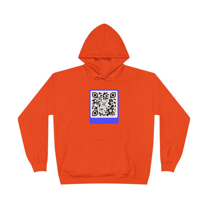 Scannable 'Smile' QR Code Hoodie
