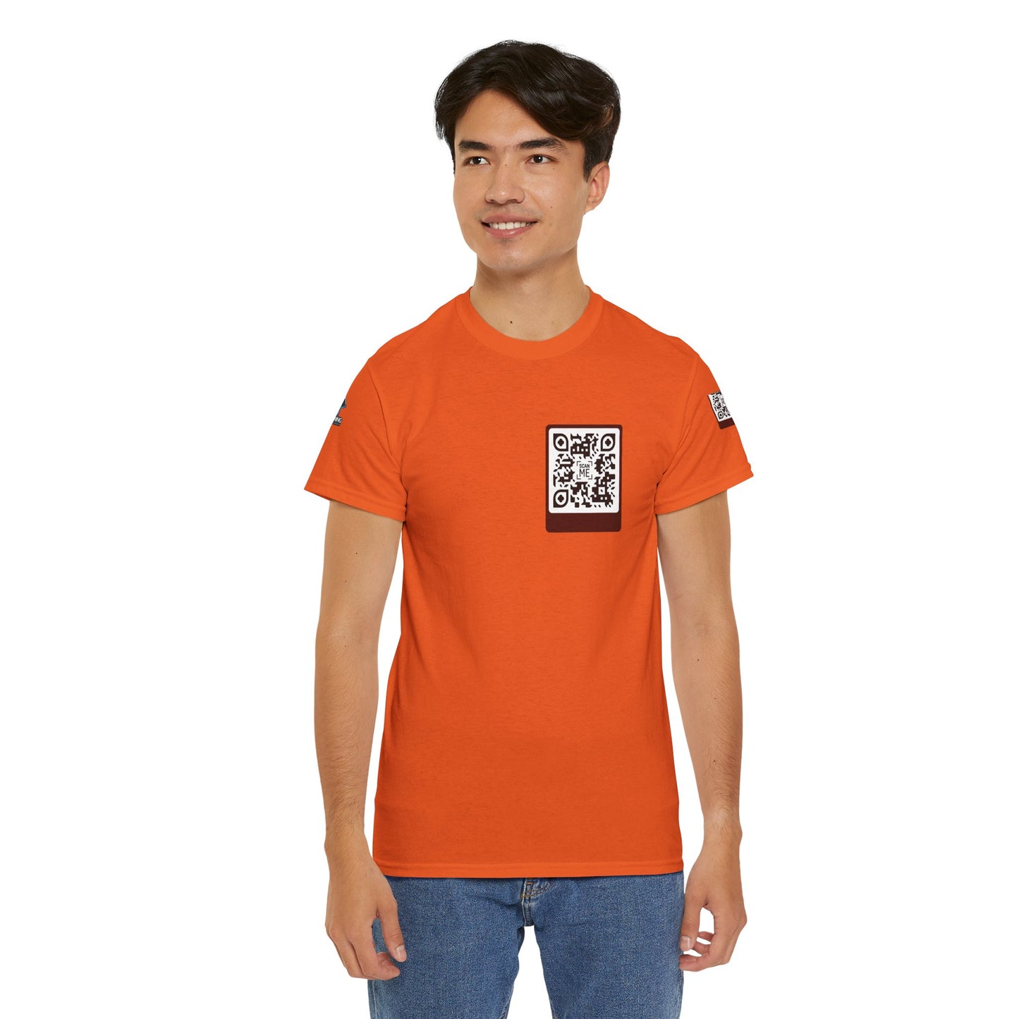 Scannable 'Smile' QR Code Tee