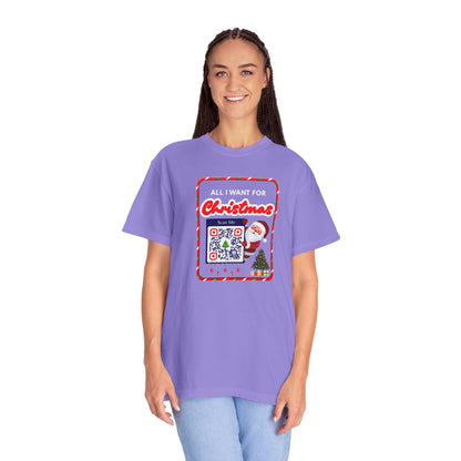 Unisex Christmas Spirit Garment-Dyed Shirt