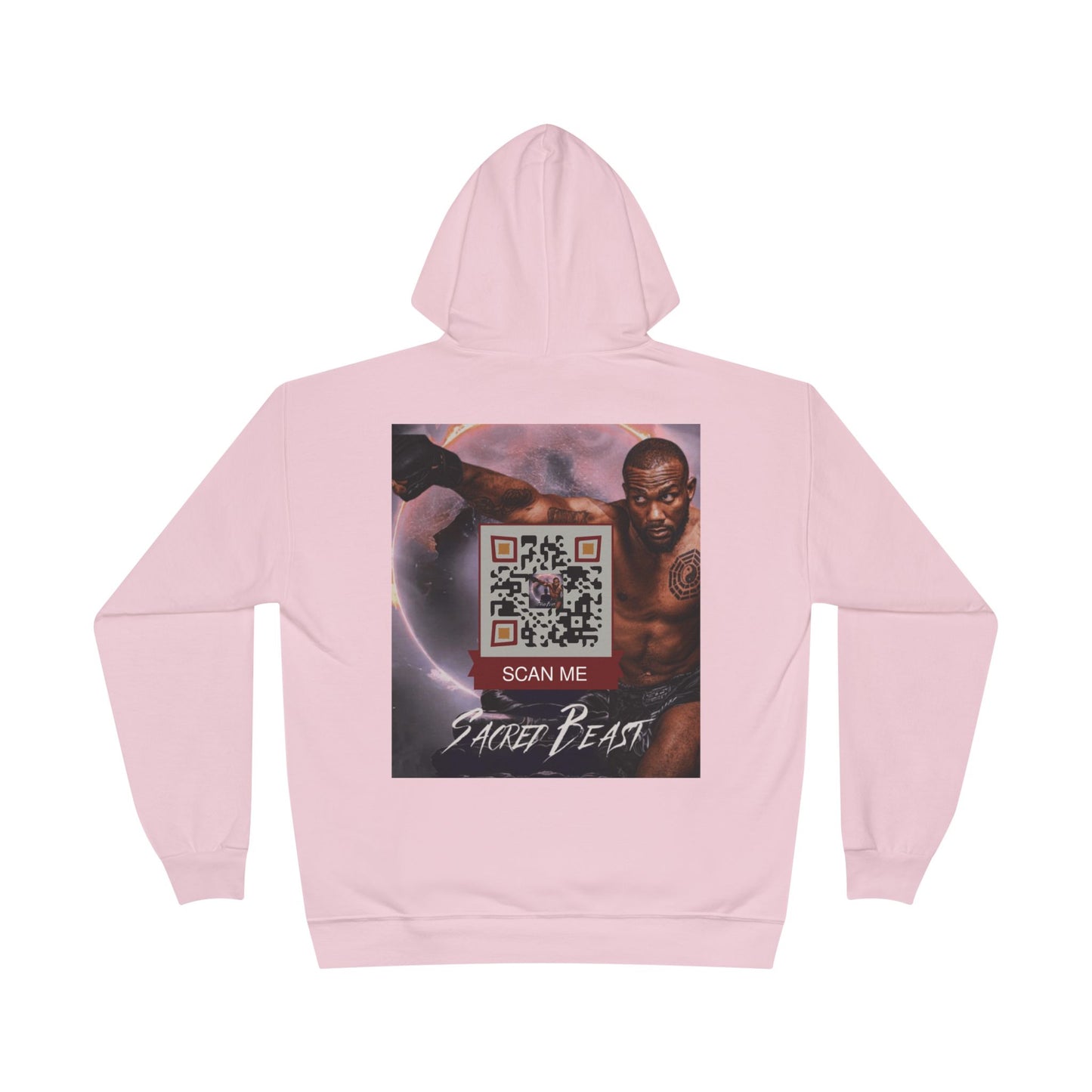 QR Custom "Sacred Beast" Unisex EcoSmart® Pullover Hoodie Sweatshirt