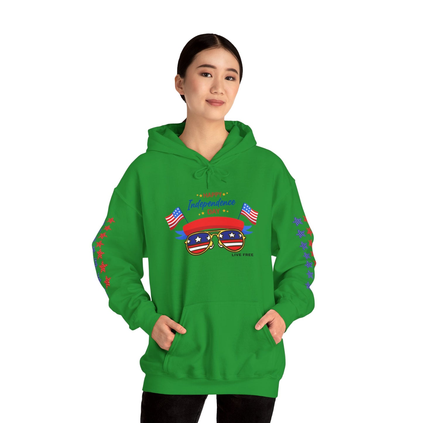 United & Unstoppable – 4th of July QR Hoodie
