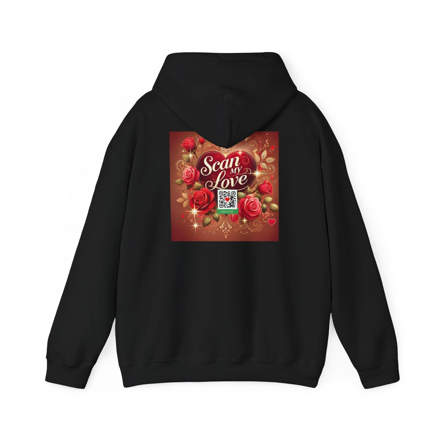 Scan My Love - Unisex Heavy Blend™ Hooded Sweatshirt