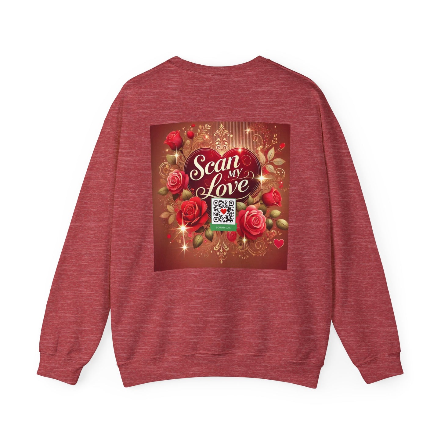 Scan My Love - Unisex Heavy Blend™ Crewneck Sweatshirt