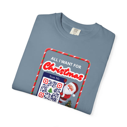 Unisex Christmas Spirit Garment-Dyed Shirt