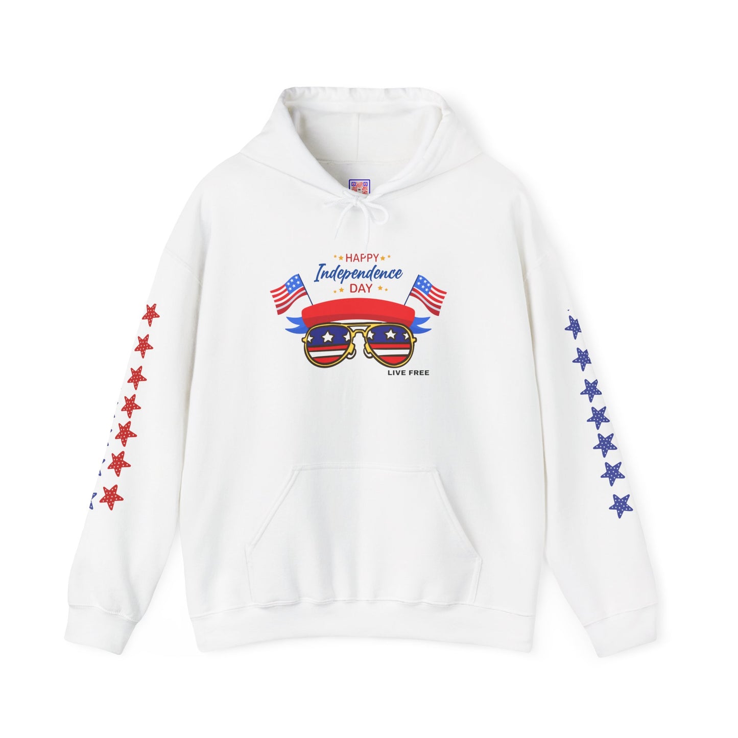 United & Unstoppable – 4th of July QR Hoodie