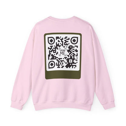 Scannable ‘Spread Love’ QR Sweatshirt