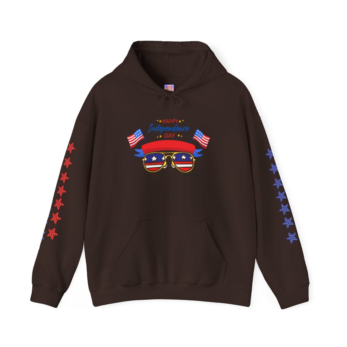 United & Unstoppable – 4th of July QR Hoodie