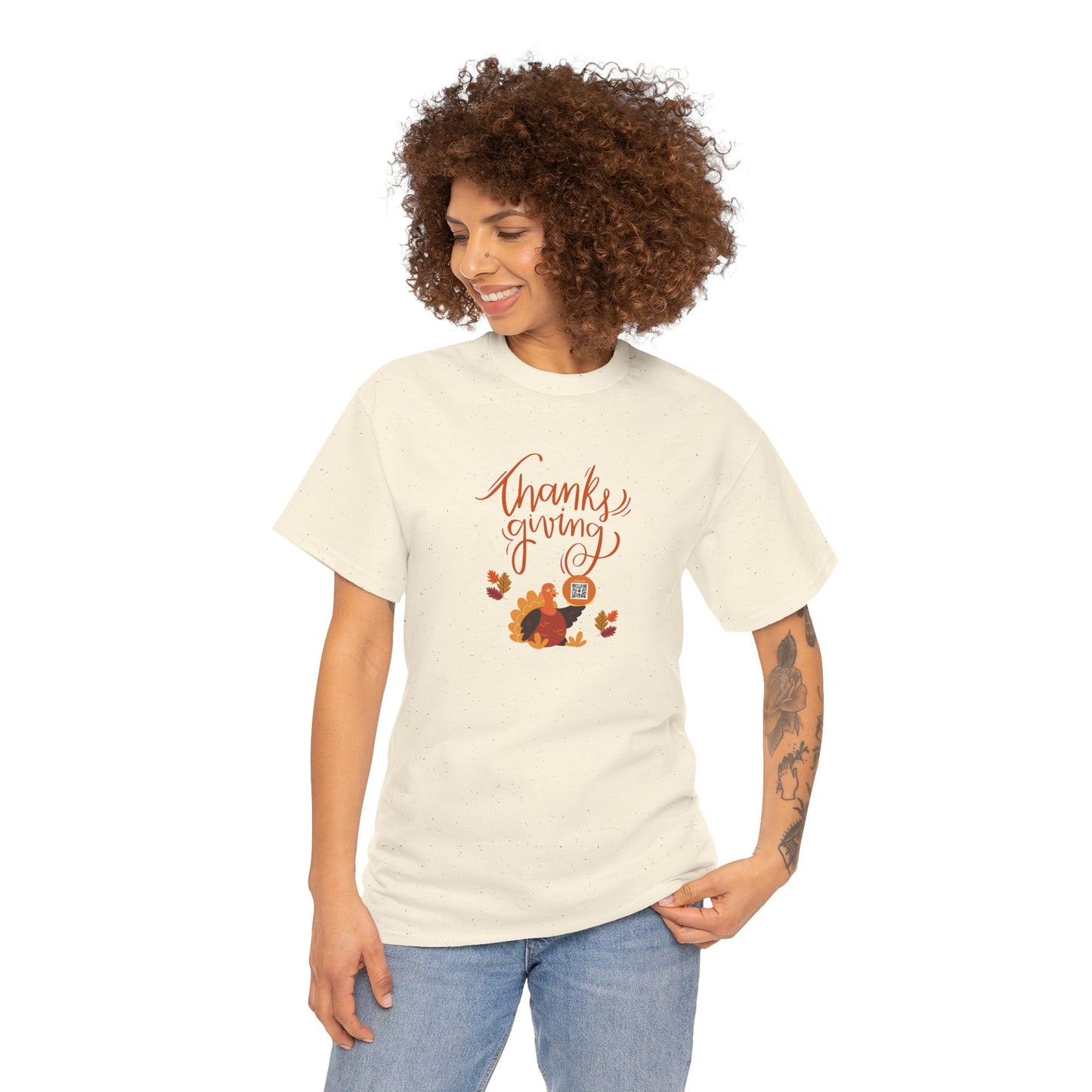 Autumn Gratitude QR Tee
