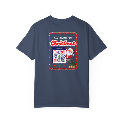 Unisex Christmas Spirit Garment-Dyed Shirt