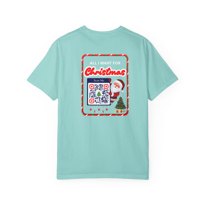 Unisex Christmas Spirit Garment-Dyed Shirt