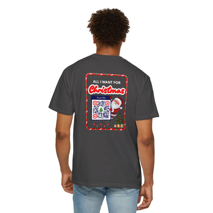 Unisex Christmas Spirit Garment-Dyed Shirt