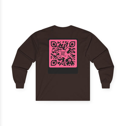 Scannable 'Someone Loves You' QR Long Sleeve Tee