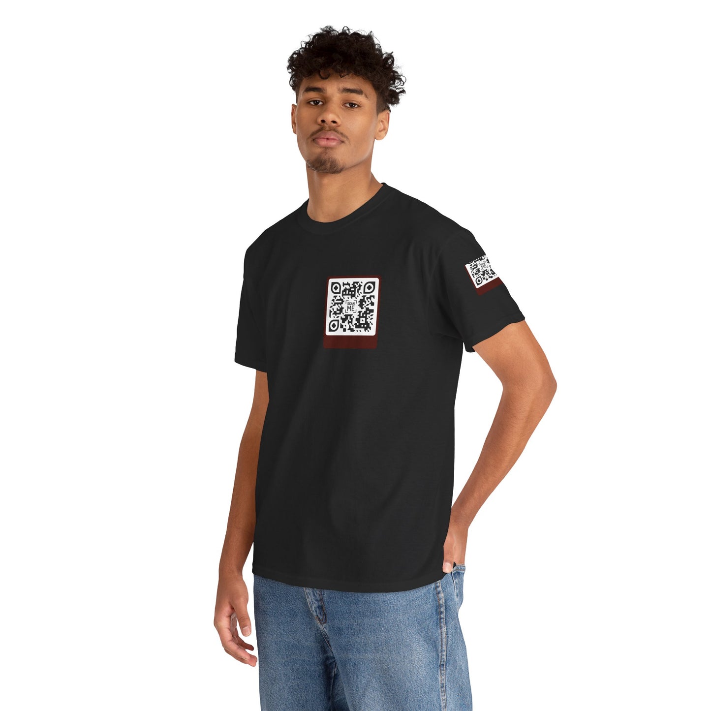 Scannable 'Smile' QR Code Tee