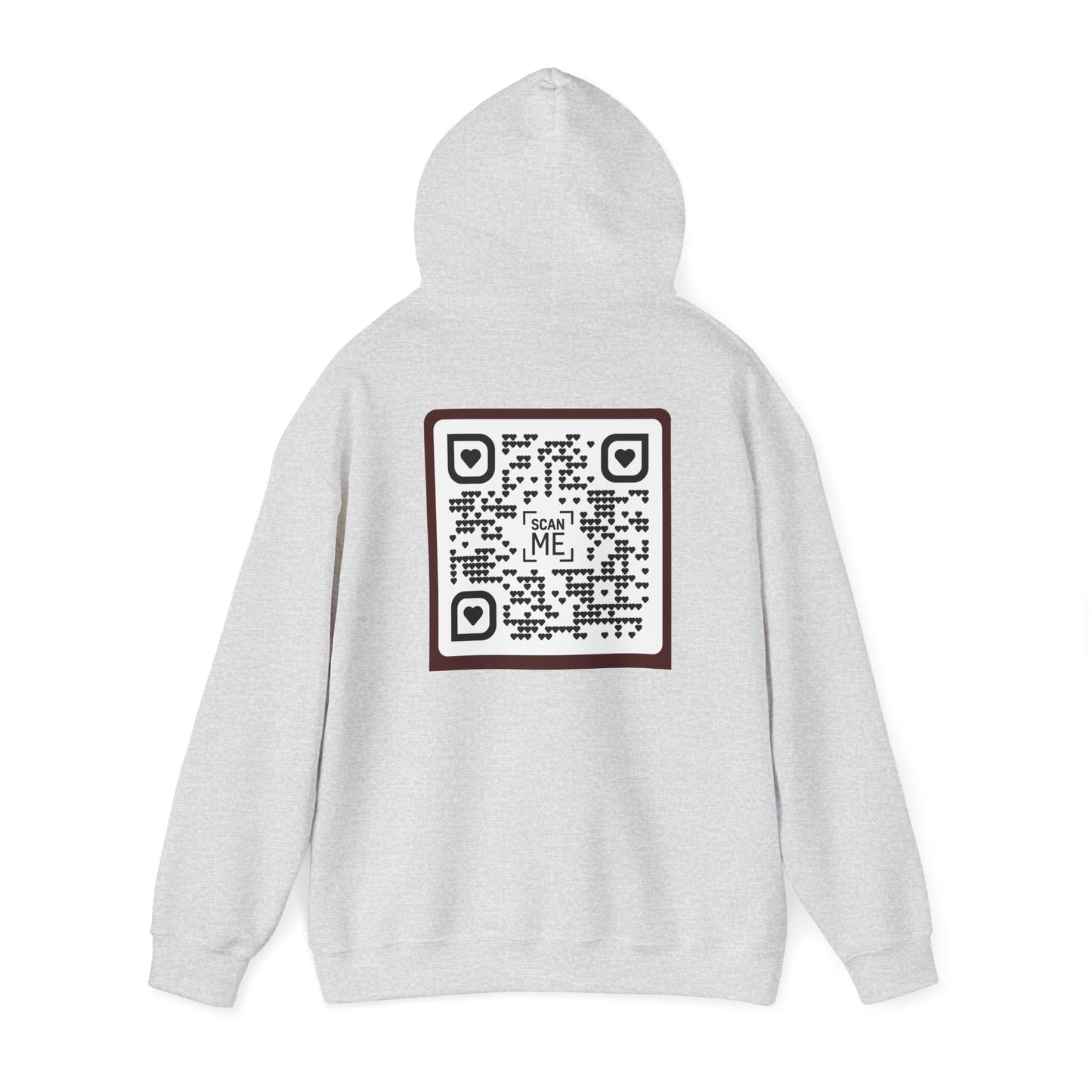 Scannable ‘Spread Love’ QR Hoodie