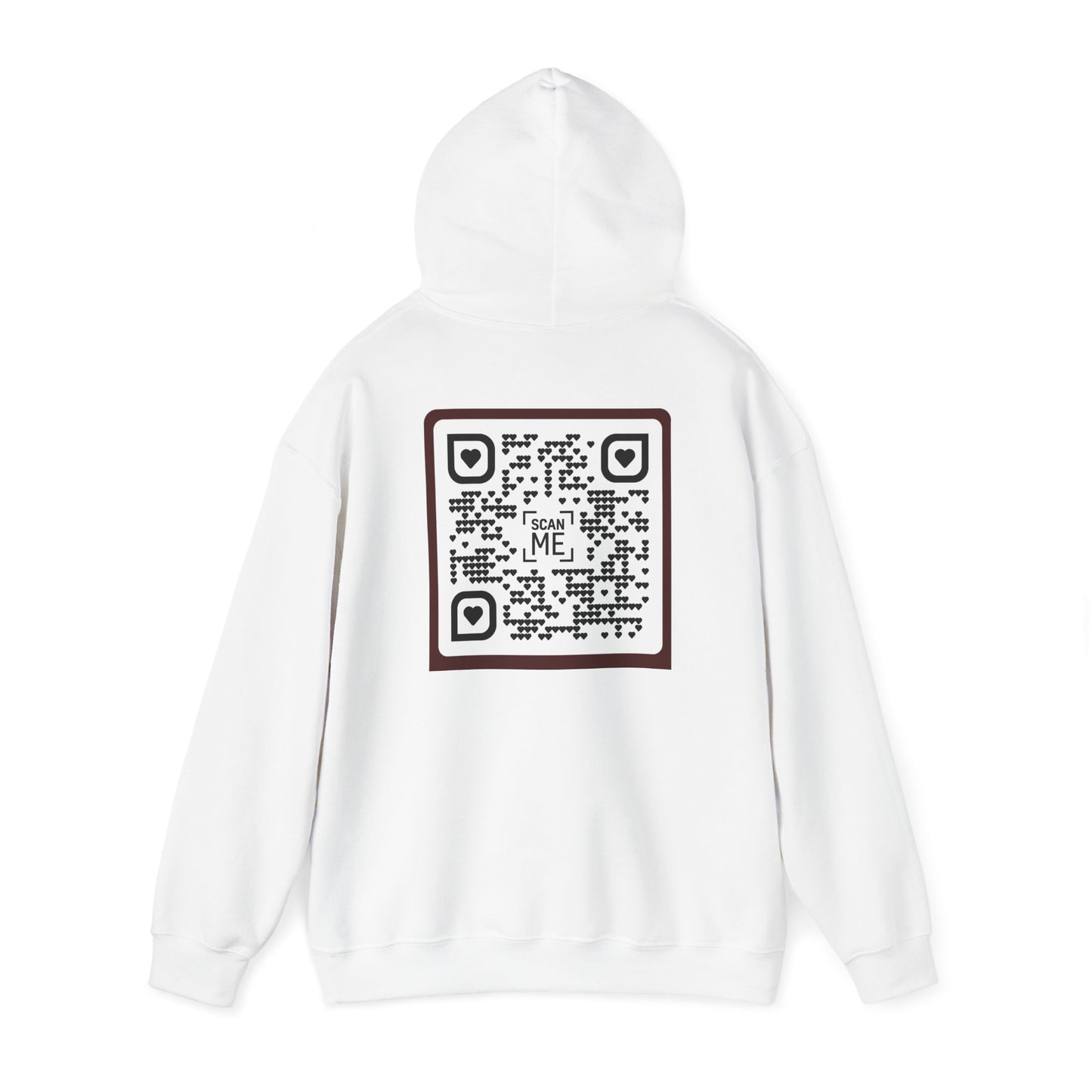 Scannable ‘Spread Love’ QR Hoodie