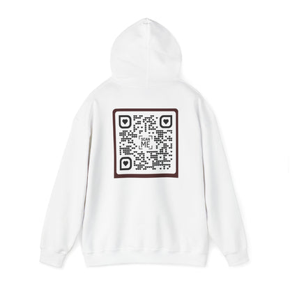 Scannable ‘Spread Love’ QR Hoodie