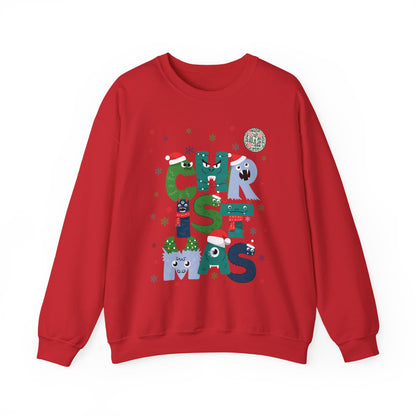 QR-Enabled Festive Crewneck Sweatshirt