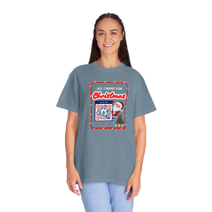 Unisex Christmas Spirit Garment-Dyed Shirt