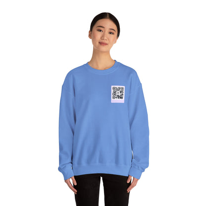 Scannable 'Someone Loves You' QR Crewneck Sweatshirt