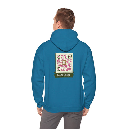 Unisex QR Code Hoodie – Wear Your Love for Mom