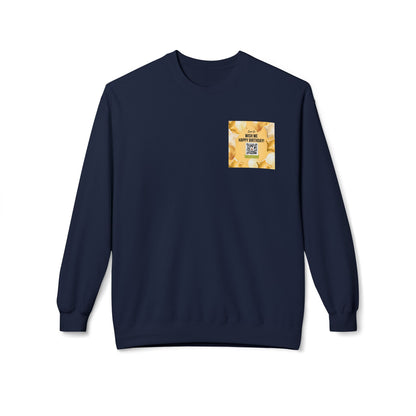 Birthday - Unisex Midweight Softstyle Fleece Crewneck Sweatshirt