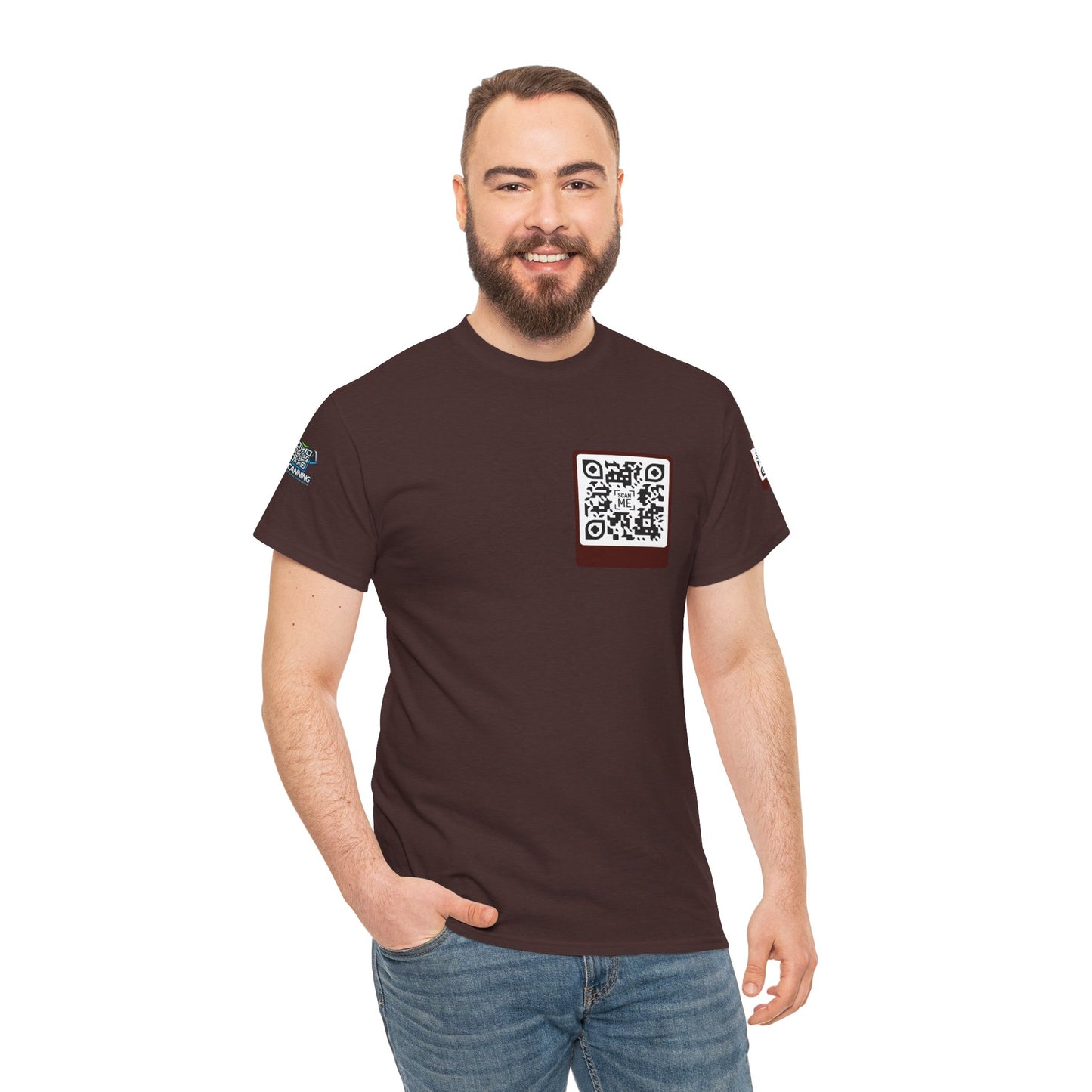 Scannable 'Smile' QR Code Tee