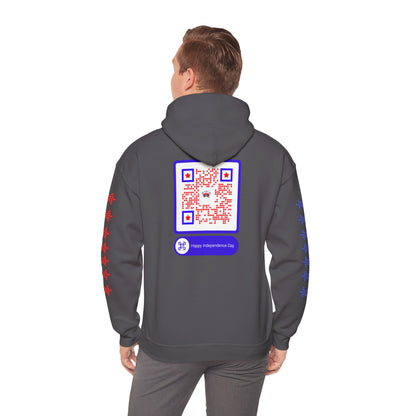 United & Unstoppable – 4th of July QR Hoodie