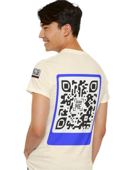 Scannable 'Smile' QR Code Tee