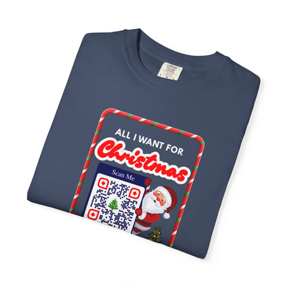Unisex Christmas Spirit Garment-Dyed Shirt