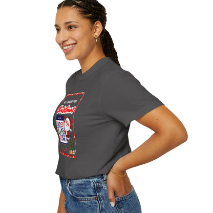 Unisex Christmas Spirit Garment-Dyed Shirt