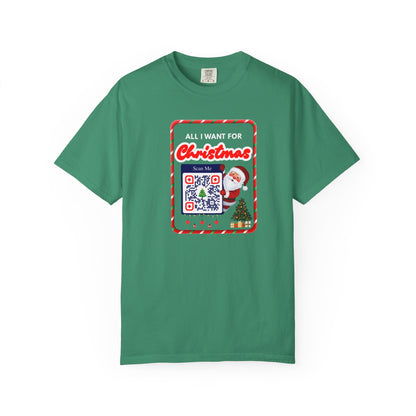 Unisex Christmas Spirit Garment-Dyed Shirt