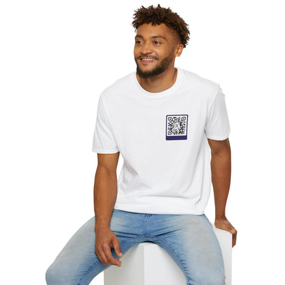 QR Tee shirt - Scannable 'Awesome' Design