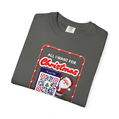 Unisex Christmas Spirit Garment-Dyed Shirt